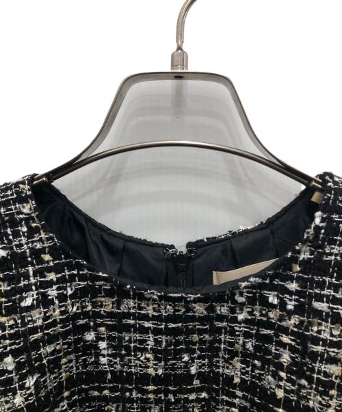 Heve（ヘイヴ）Heve (ヘイヴ) Bubbly Tweed black/バブリーツイード　ブラウス ブラック サイズ:F 未使用品の古着・服飾アイテム