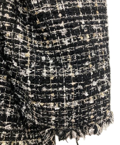 Heve（ヘイヴ）Heve (ヘイヴ) Bubbly Tweed black/バブリーツイード　ブラウス ブラック サイズ:F 未使用品の古着・服飾アイテム