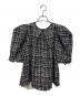 Heve (ヘイヴ) Bubbly Tweed black/バブリーツイード　ブラウス ブラック サイズ:F 未使用品：14000円