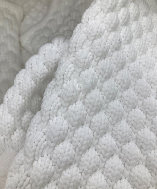 maison de Dolce.（メゾンドドルチェ）maison de Dolce. (メゾンドドルチェ) ファーリーニット ホワイト サイズ:Fの古着・服飾アイテム