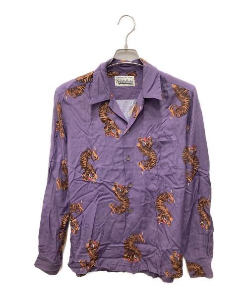 WACKO MARIA（ワコマリア）WACKO MARIA (ワコマリア) 20SS タイガー総柄ハワイアンシャツ パープル サイズ:Mの古着・服飾アイテム
