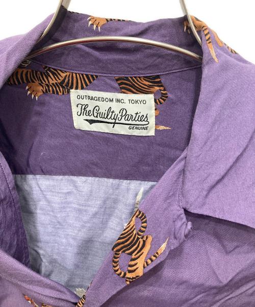 WACKO MARIA（ワコマリア）WACKO MARIA (ワコマリア) 20SS タイガー総柄ハワイアンシャツ パープル サイズ:Mの古着・服飾アイテム