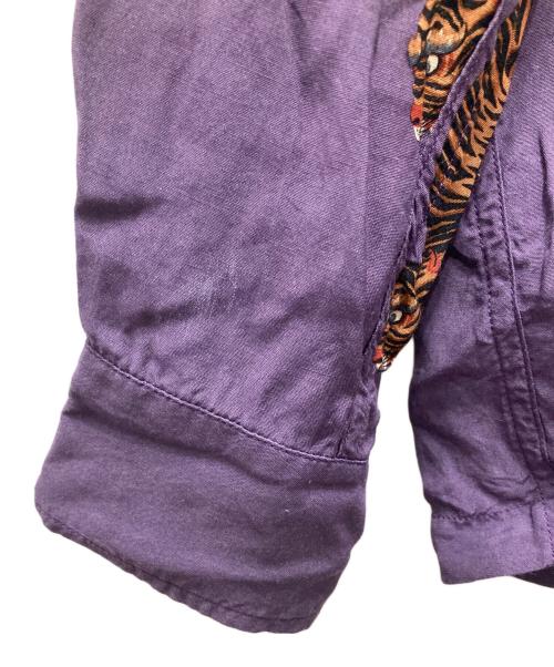 WACKO MARIA（ワコマリア）WACKO MARIA (ワコマリア) 20SS タイガー総柄ハワイアンシャツ パープル サイズ:Mの古着・服飾アイテム
