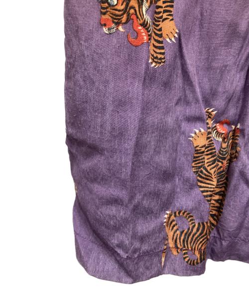 WACKO MARIA（ワコマリア）WACKO MARIA (ワコマリア) 20SS タイガー総柄ハワイアンシャツ パープル サイズ:Mの古着・服飾アイテム