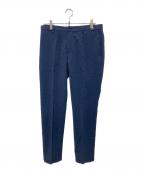 UNITED ARROWSユナイテッドアローズ）の古着「ポリエステル/T＆T ノープリーツパンツ」｜ネイビー