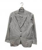 MACKINTOSH LONDONマッキントッシュ ロンドン）の古着「【BREASY JACKET】シアサッカーセットアップジャケット」｜グレー