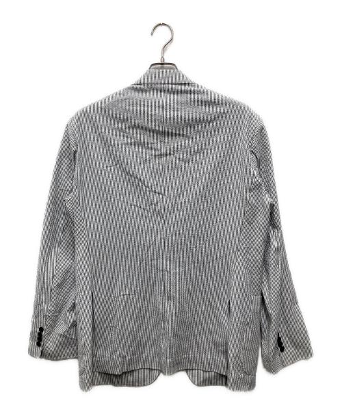 MACKINTOSH LONDON（マッキントッシュ ロンドン）MACKINTOSH LONDON (マッキントッシュ ロンドン) 【BREASY JACKET】シアサッカーセットアップジャケット グレー サイズ:42の古着・服飾アイテム