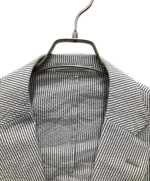 MACKINTOSH LONDON（マッキントッシュ ロンドン）MACKINTOSH LONDON (マッキントッシュ ロンドン) 【BREASY JACKET】シアサッカーセットアップジャケット グレー サイズ:42の古着・服飾アイテム