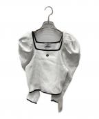 Lily Brown×MARY QUANTリリーブラウン×マリークヮント）の古着「カットトップス」｜ホワイト