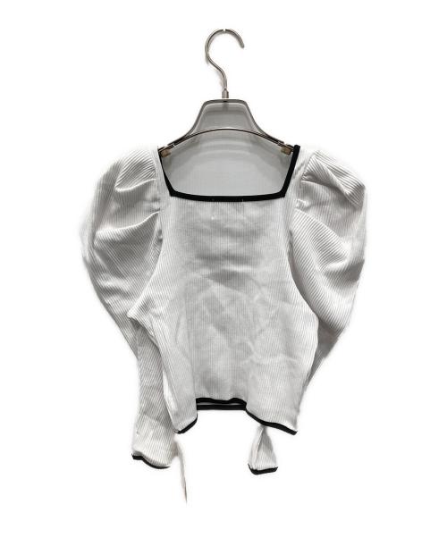 Lily Brown（リリーブラウン）Lily Brown (リリーブラウン) MARY QUANT (マリークヮント) カットトップス ホワイト サイズ:F 未使用品の古着・服飾アイテム