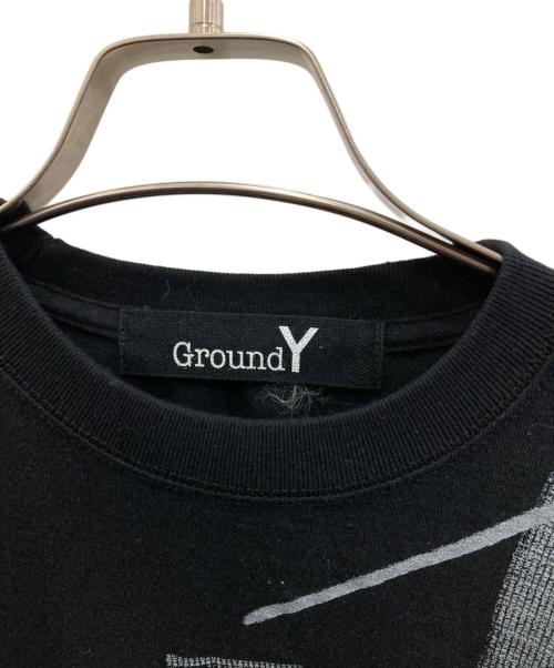 GROUND Y（グラウンドワイ）GROUND Y (グラウンドワイ) グラフィックカットソー ブラック サイズ:1の古着・服飾アイテム