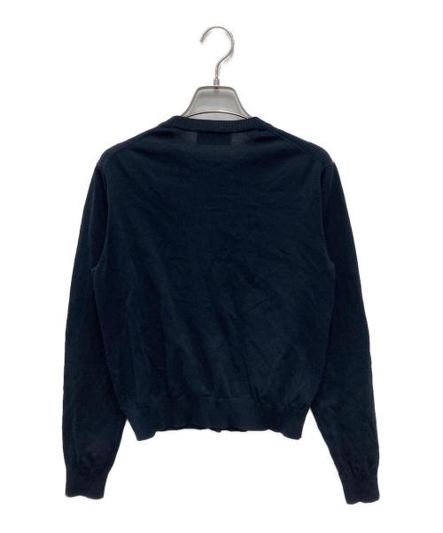 SLOBE IENA（スローブ イエナ）SLOBE IENA (スローブ イエナ) FROSTYCOTTONクルーネックカーディガン ブラック サイズ:不明（実寸をご確認ください）の古着・服飾アイテム