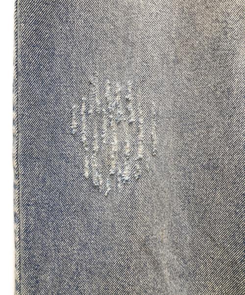 YENN（イエン）YENN (イエン) HIGH RISE TUCK WIDE PANTS/ハイライズ・タック・ワイド・パンツ ブルー サイズ:38の古着・服飾アイテム