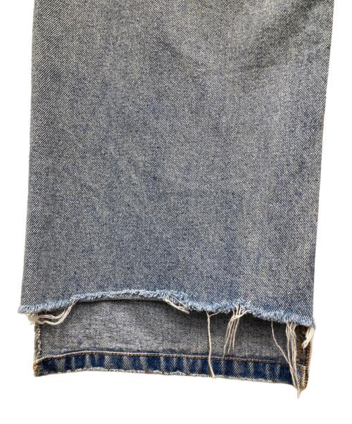 YENN（イエン）YENN (イエン) HIGH RISE TUCK WIDE PANTS/ハイライズ・タック・ワイド・パンツ ブルー サイズ:38の古着・服飾アイテム