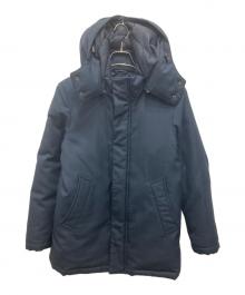 green label relaxing（グリーンレーベルリラクシング）の古着「KT TASMA/MLD フード ダウン コート」｜ネイビー