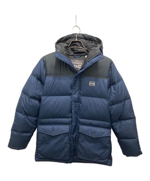 LEVI'S（リーバイス）LEVI'S (リーバイス) ダウンジャケット ネイビー×ブラック サイズ:Sの古着・服飾アイテム