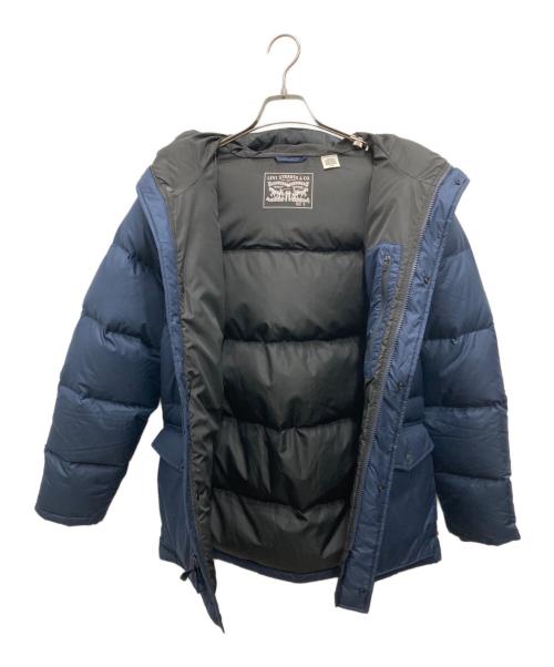 LEVI'S（リーバイス）LEVI'S (リーバイス) ダウンジャケット ネイビー×ブラック サイズ:Sの古着・服飾アイテム