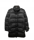 BURBERRY BLACK LABELバーバリーブラックレーベル）の古着「ベルト付きダウンコート」｜ブラック