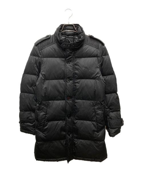 BURBERRY BLACK LABEL（バーバリーブラックレーベル）BURBERRY BLACK LABEL (バーバリーブラックレーベル) ベルト付きダウンコート ブラック サイズ:Lの古着・服飾アイテム