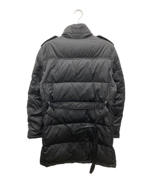 BURBERRY BLACK LABEL（バーバリーブラックレーベル）BURBERRY BLACK LABEL (バーバリーブラックレーベル) ベルト付きダウンコート ブラック サイズ:Lの古着・服飾アイテム