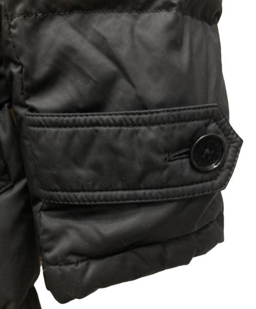 BURBERRY BLACK LABEL（バーバリーブラックレーベル）BURBERRY BLACK LABEL (バーバリーブラックレーベル) ベルト付きダウンコート ブラック サイズ:Lの古着・服飾アイテム