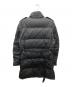 BURBERRY BLACK LABEL (バーバリーブラックレーベル) ベルト付きダウンコート ブラック サイズ:L：18000円