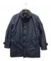BLACK LABEL CRESTBRIDGE（ブラックレーベル クレストブリッジ）の古着「ダウンライナー付コート」｜ネイビー
