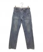 LEVI'Sリーバイス）の古着「ヒッコリーペインターパンツ」｜インディゴ