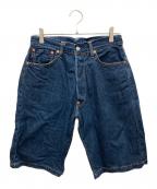 EVISUエヴィス）の古着「2001ハーフデニムパンツ」｜インディゴ
