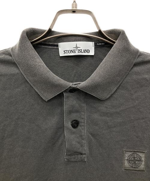 STONE ISLAND（ストーンアイランド）STONE ISLAND (ストーンアイランド) ポロシャツ グレー サイズ:XXLの古着・服飾アイテム