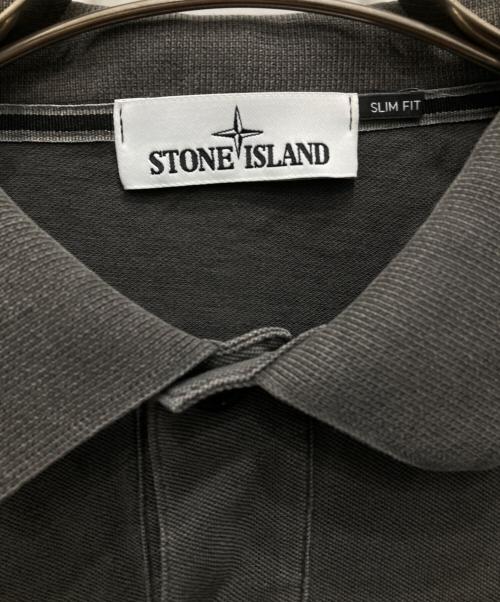 STONE ISLAND（ストーンアイランド）STONE ISLAND (ストーンアイランド) ポロシャツ グレー サイズ:XXLの古着・服飾アイテム