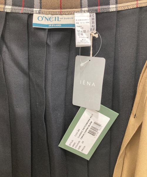 O'NEIL OF DUBLIN（オニールオブダブリン）O'NEIL OF DUBLIN (オニールオブダブリン) 別注チェックキルトロングスカート ベージュ サイズ:38 未使用品の古着・服飾アイテム