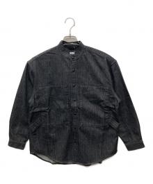 HELLY HANSEN（ヘリーハンセン）の古着「フレームプルーフデニムシャツ」｜グレー