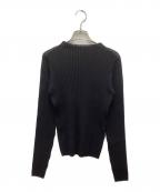 IENAイエナ）の古着「シアーリブプルオーバー」｜ブラック