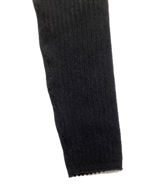 IENA（イエナ）IENA (イエナ) シアーリブプルオーバー ブラック サイズ:不明（実寸をご確認ください）の古着・服飾アイテム