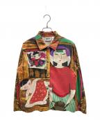 CHICO'S DESIGNチコズデザイン）の古着「総柄ジャケット」｜マルチカラー