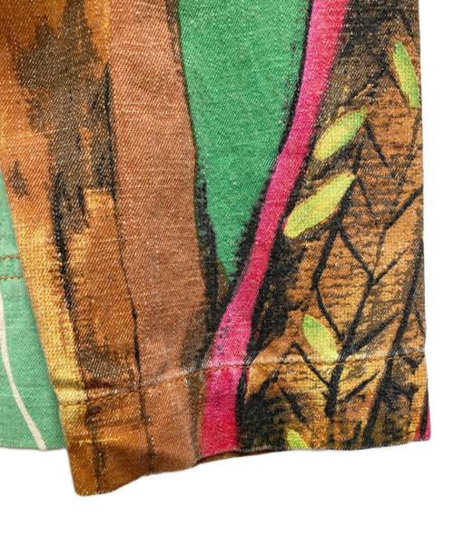 CHICO'S DESIGN（チコズデザイン）CHICO'S DESIGN (チコズデザイン) 総柄ジャケット マルチカラー サイズ:1の古着・服飾アイテム