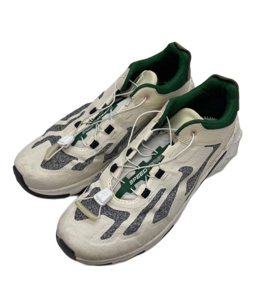 SALOMON（サロモン）SALOMON (サロモン) SPEEDVERSE PRG/プログレッシブ　ピー・アール・ジー アイボリー×グレー×グリーン サイズ:26.5の古着・服飾アイテム