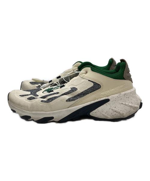 SALOMON（サロモン）SALOMON (サロモン) SPEEDVERSE PRG/プログレッシブ　ピー・アール・ジー アイボリー×グレー×グリーン サイズ:26.5の古着・服飾アイテム
