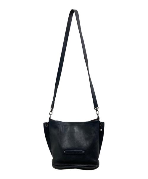 LONGCHAMP（ロンシャン）LONGCHAMP (ロンシャン) 3D LEATHER HOBO/スリーディー・レザー・ホーボー ブラックの古着・服飾アイテム