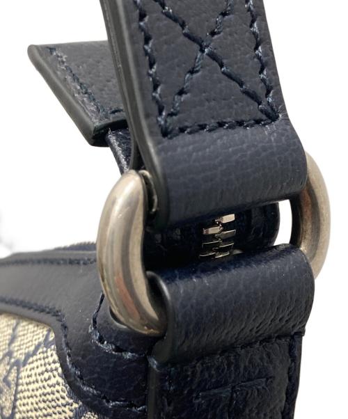 GUCCI（グッチ）GUCCI (グッチ) オフディアGGショルダーバッグ ネイビー×ベージュの古着・服飾アイテム