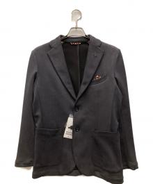 G-Stage（ジーステージ）の古着「ヌバック調 ジャージジャケット/テーラードジャケット」｜チャコールグレー