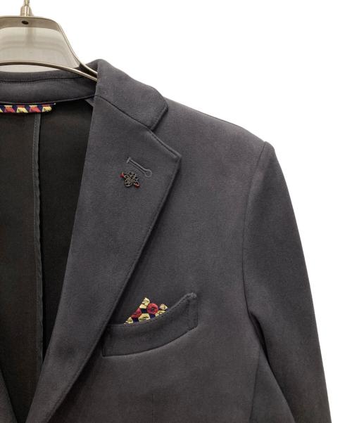 G-Stage（ジーステージ）G-Stage (ジーステージ) ヌバック調 ジャージジャケット/テーラードジャケット チャコールグレー サイズ:44 未使用品の古着・服飾アイテム