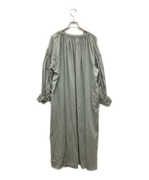 Healthy DENIM（ヘルシーデニム）Healthy denim (ヘルシーデニム) ボリュームマキシワンピースBroom グリーン サイズ:１の古着・服飾アイテム