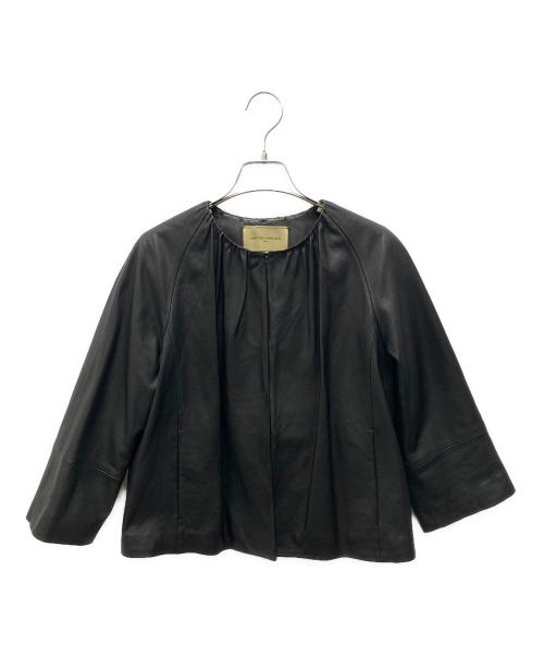 UNITED ARROWS（ユナイテッドアローズ）UNITED ARROWS (ユナイテッドアローズ) ラムレザージャケット ブラック サイズ:Mの古着・服飾アイテム