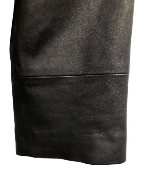UNITED ARROWS（ユナイテッドアローズ）UNITED ARROWS (ユナイテッドアローズ) ラムレザージャケット ブラック サイズ:Mの古着・服飾アイテム