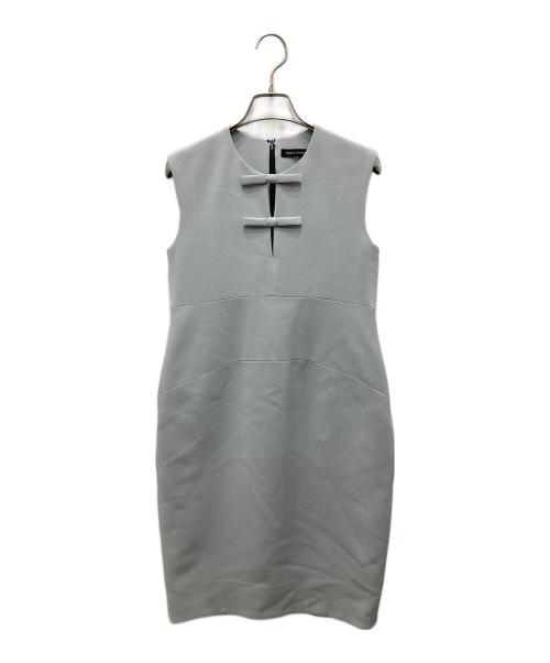 YOKO CHAN（ヨーコチャン）YOKO CHAN (ヨーコチャン) ブラウスワンピース スカイブルー サイズ:38の古着・服飾アイテム