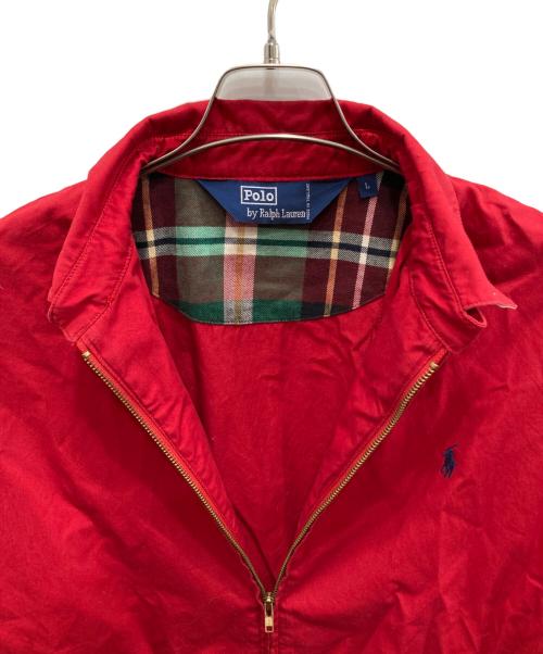 POLO RALPH LAUREN（ポロ・ラルフローレン）POLO RALPH LAUREN (ポロ・ラルフローレン) 90’s スイングトップ レッド サイズ:Lの古着・服飾アイテム