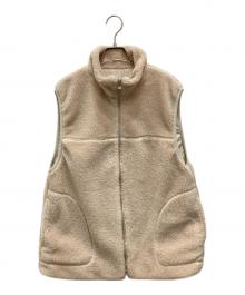 SLOBE IENA（スローブ イエナ）の古着「ボアスタンドベスト」｜ベージュ