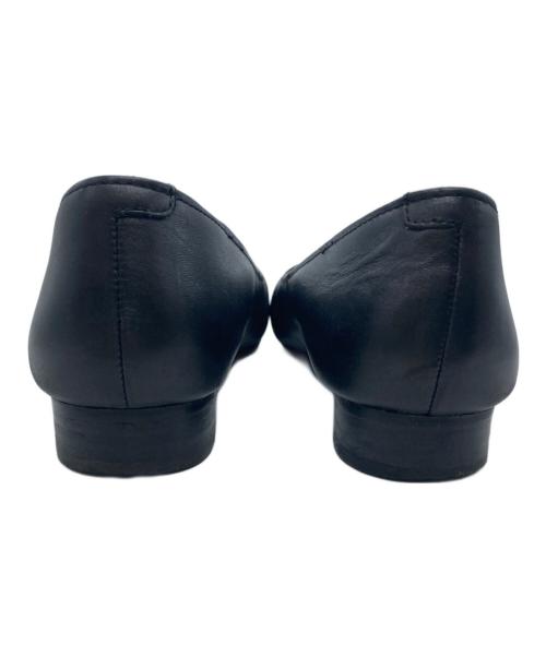 REGAL（リーガル）REGAL (リーガル) レザーフラットパンプス ブラック サイズ:23の古着・服飾アイテム